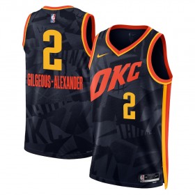 NBA Oklahoma City Thunder Trikot Shai Gilgeous-Alexander Nike 2023-24 City Edition Schwarz Swingman - Herren